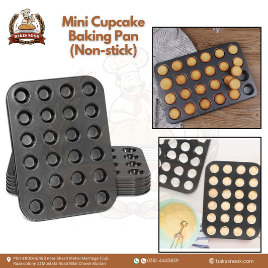 Mini Cupcake Baking Nonstick Pan by BakesNook