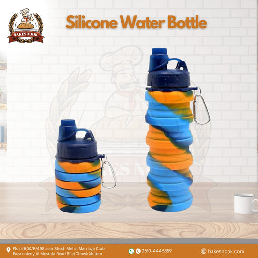 Silicone Water Bottle by BakesNook