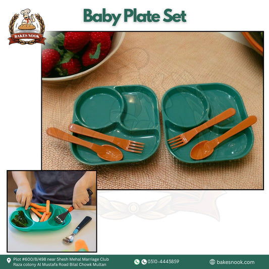 Baby Plate Set by BakesNook
