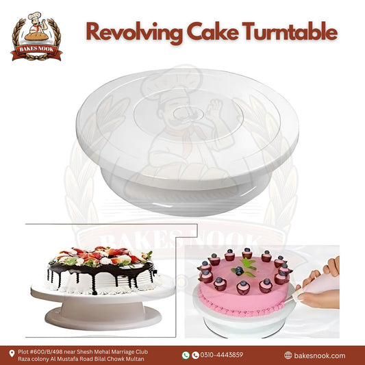Revolving Cake Turntable by BakesNook