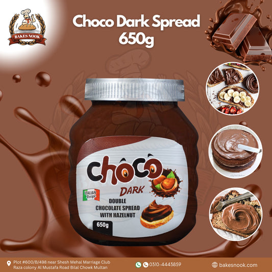 Choco Dark Spread by BakesNook (650g)