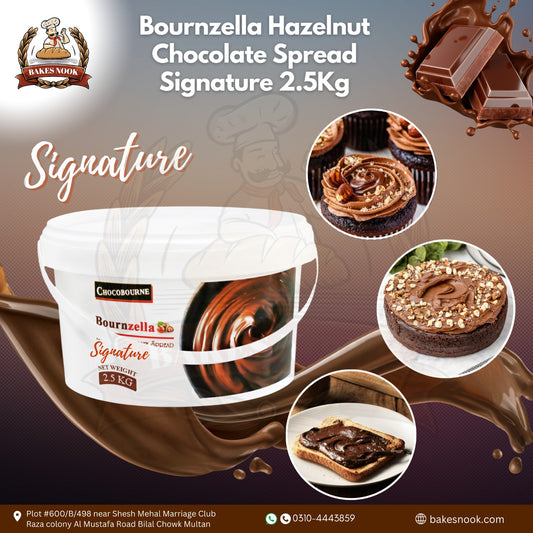 Bournzela Hazelnut Chocolate Signature Spread by BakesNook
