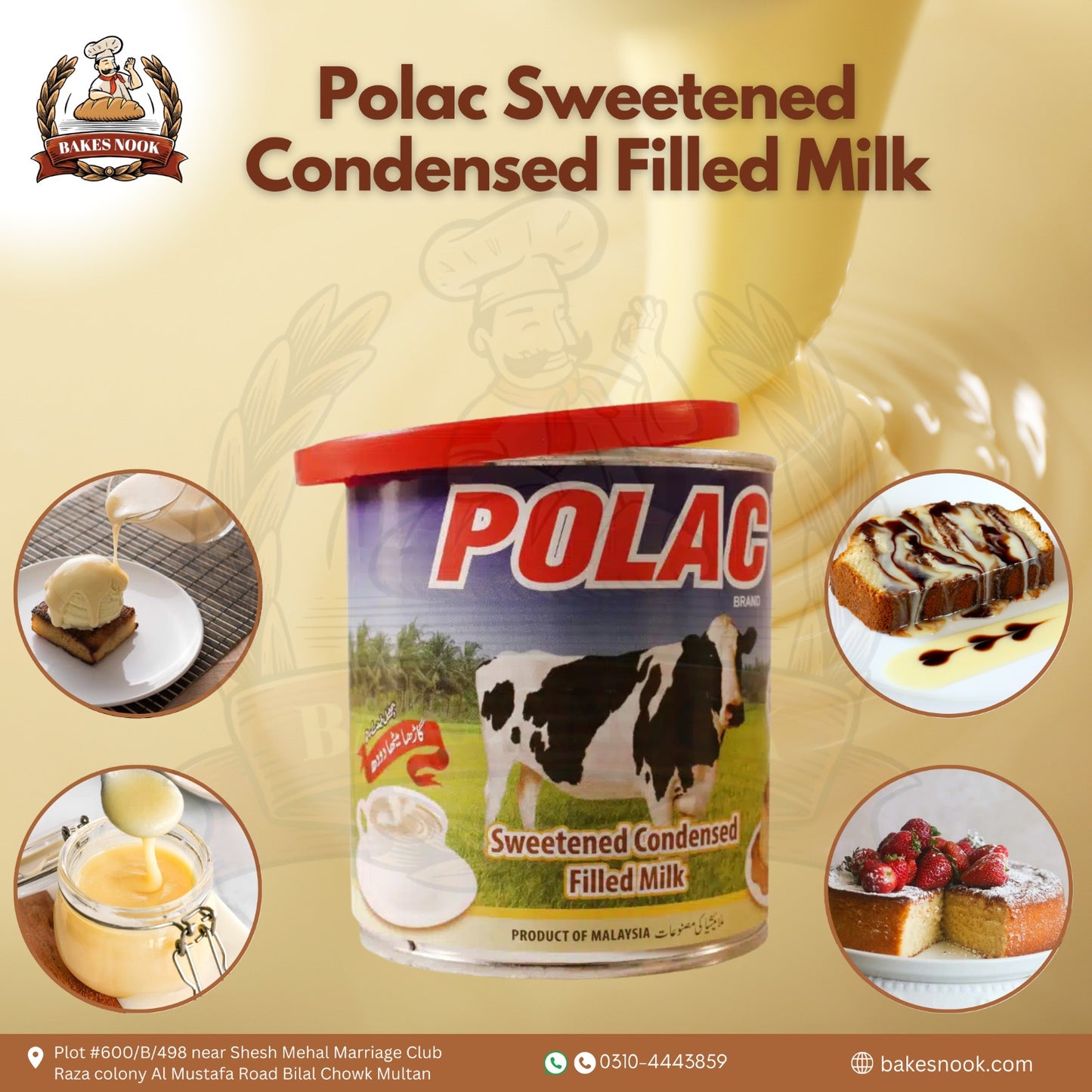 Polac Sweetened Filled Milk by BakesNook