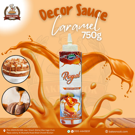 BakesNook’s Caramel Decor Sauce (750g)