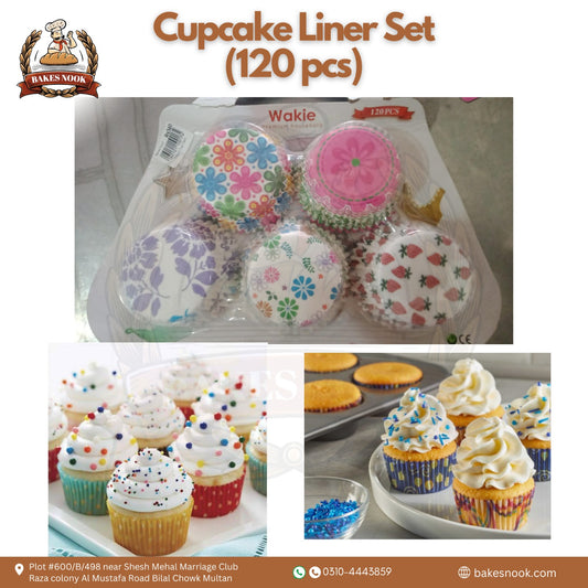 BakesNook’s Cupcake Liner (20cm, 100pcs)