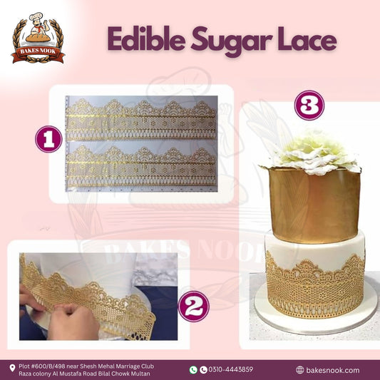 Edible Sugar Lace by BakesNook