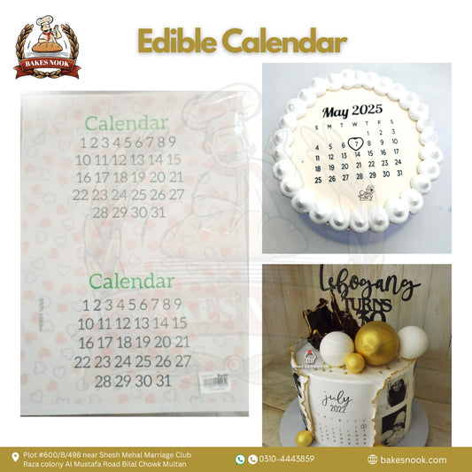 Edible Calendar by BakesNook