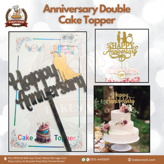 Anniversary Double Topper by BakesNook