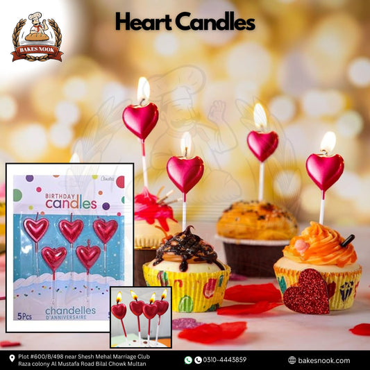 Heart Candle by BakesNook