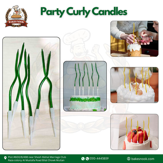 Party Curly Candle by BakesNook