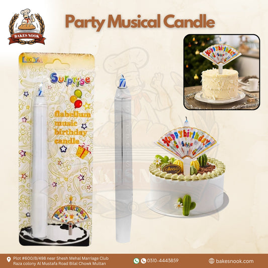 Party Musical Candle by BakesNook
