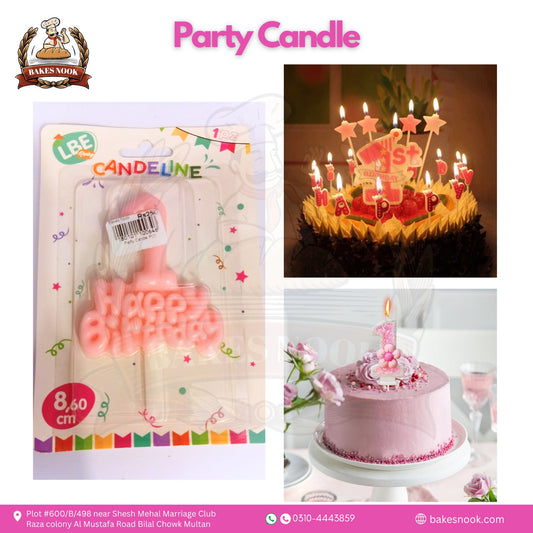 Party Candle by BakesNook