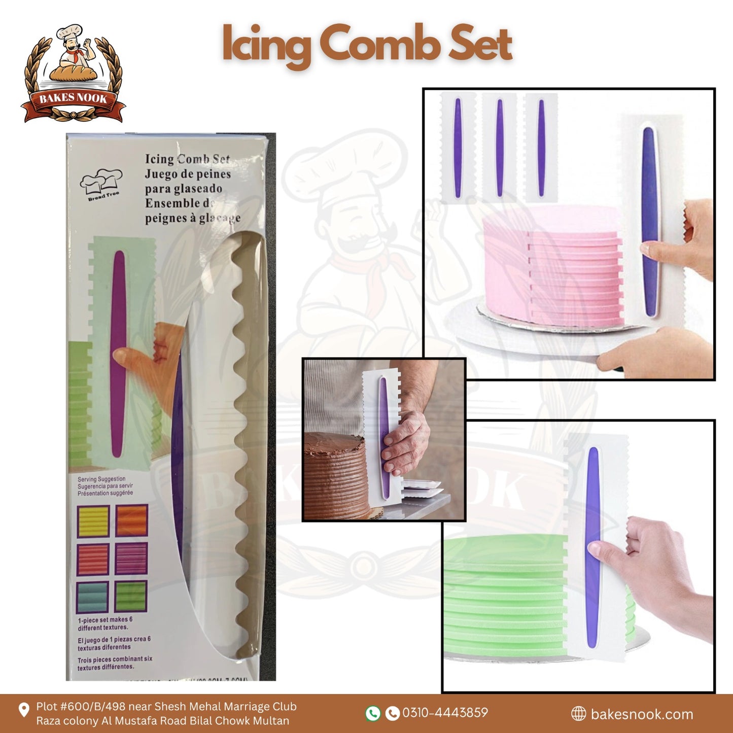 Icing Comb Set by BakesNook