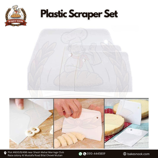 Plastic Scraper Set by BakesNook