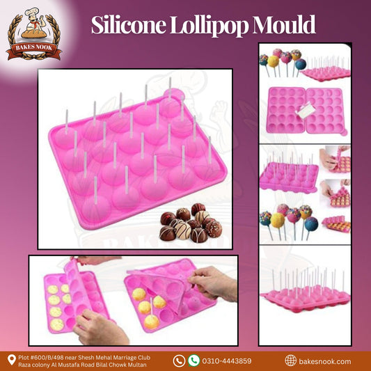 Silicone Lollipop Mould by BakesNook
