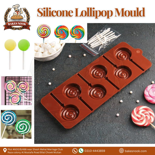 Silicone Lollipop Mould by BakesNook