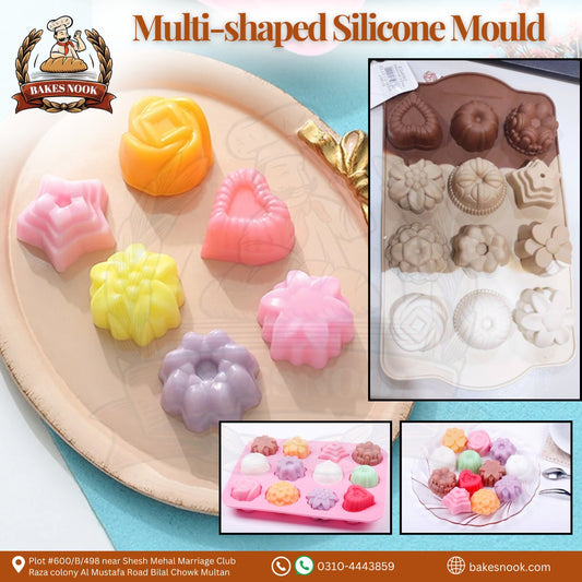 Silicone Multi-Shape Mould by BakesNook