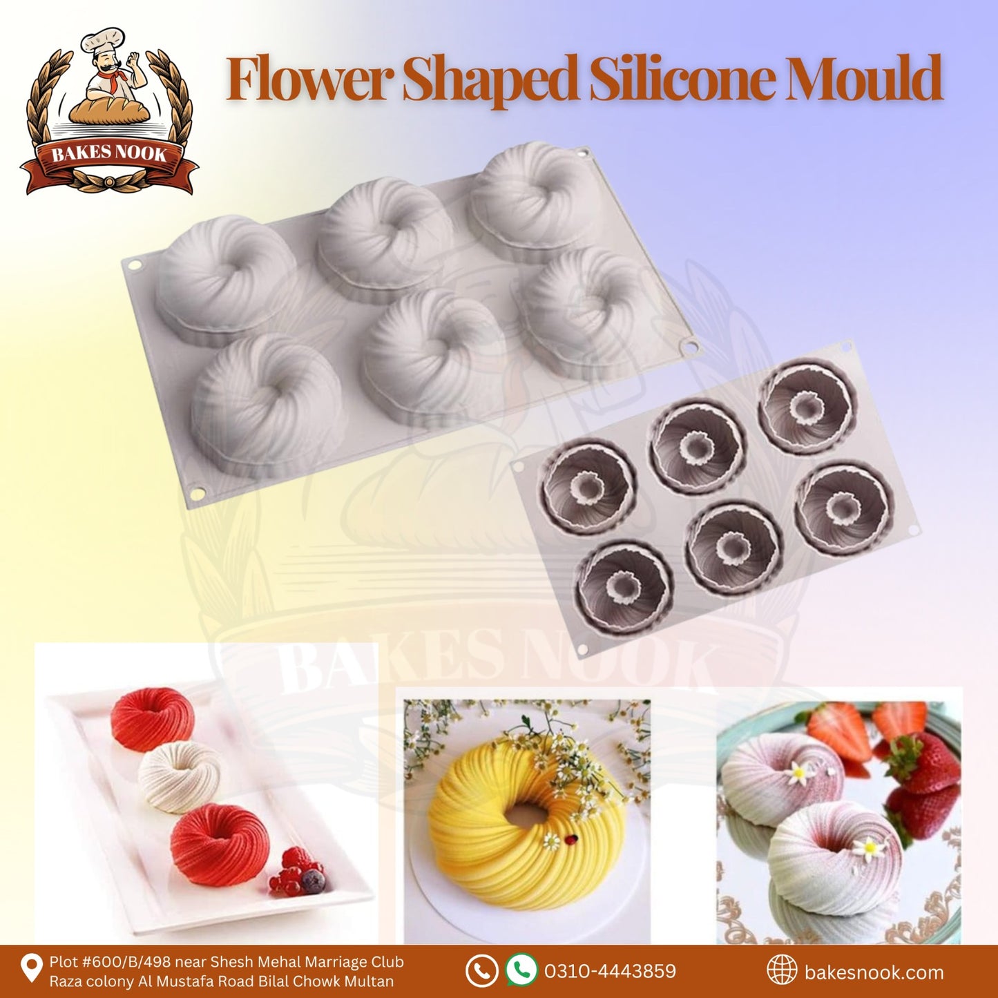 Silicone Flower Mould by BakesNook