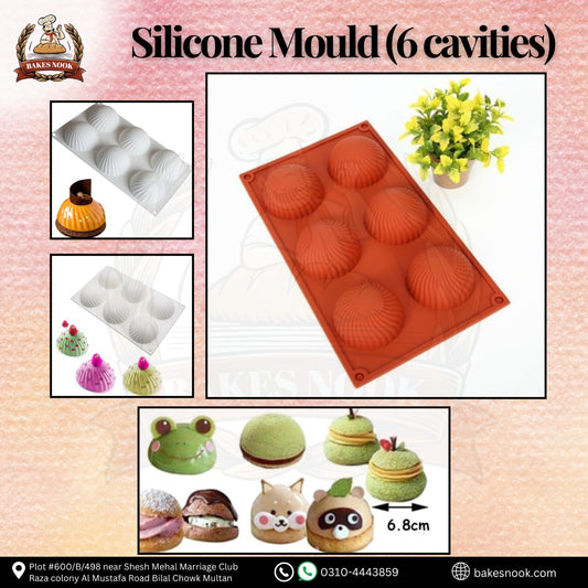 Silicone Mould by BakesNook (6 cavities)