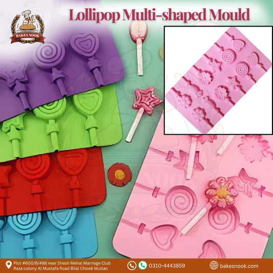 Lollipop Multi-Shape Mould by BakesNook