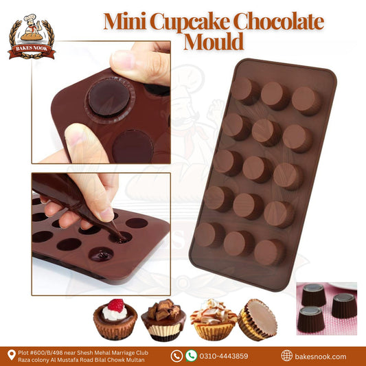 Mini Cupcake Chocolate Mould by BakesNook