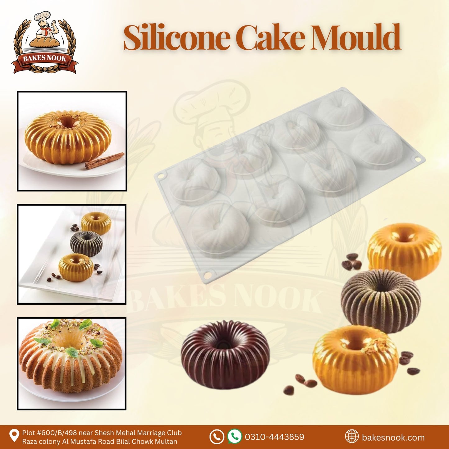 Silicone Cake Mould by BakesNook