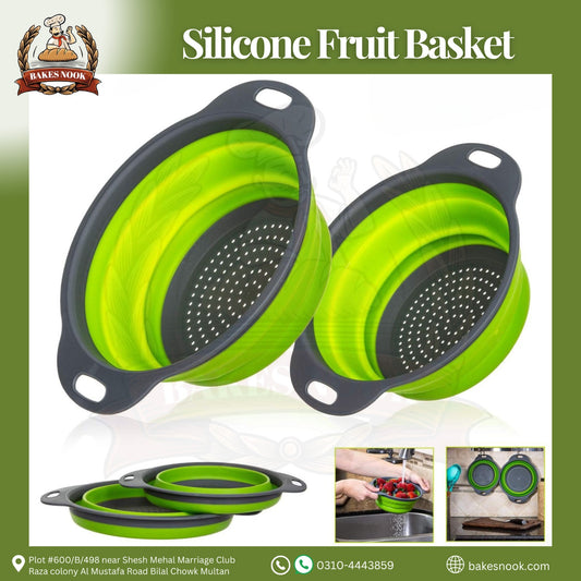 Silicone Fruit Basket by BakesNook