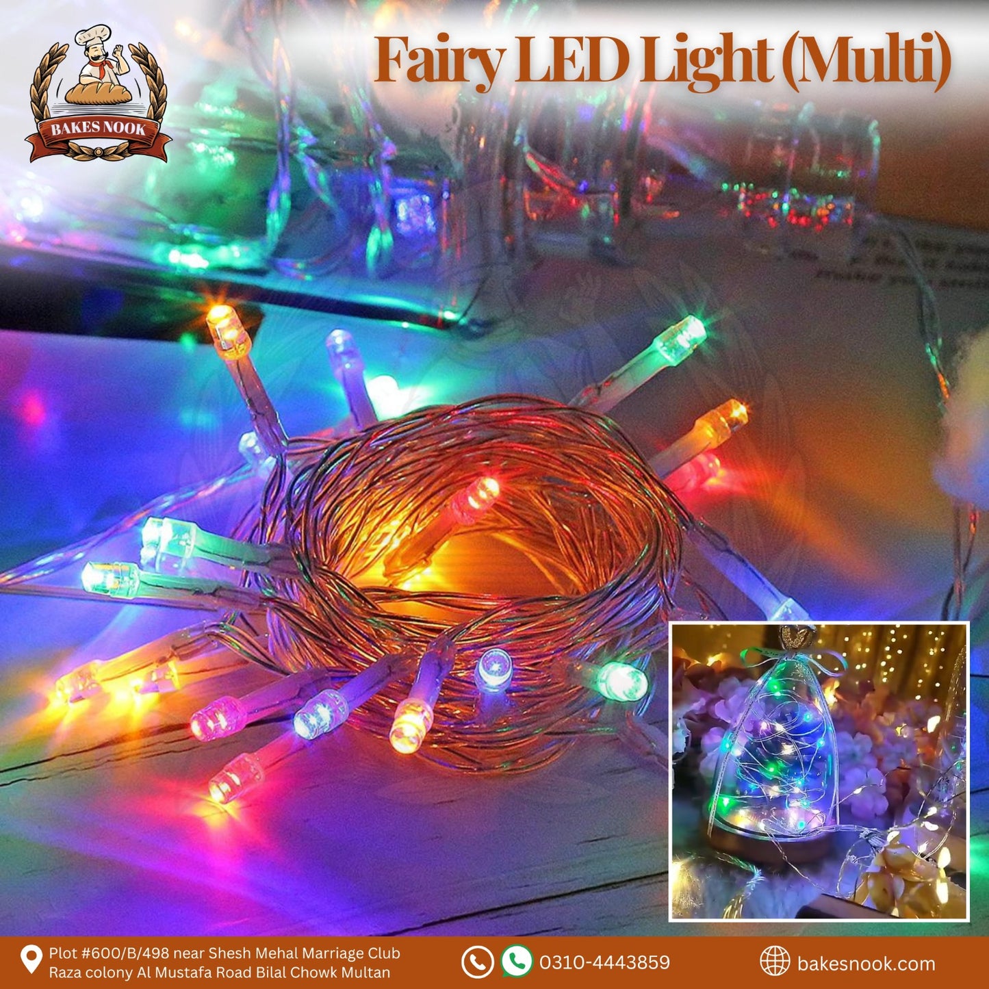Fairy LED Light (Multi) by BakesNook