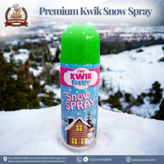 Premium Kwik Snow Spray by BakesNook ❄️