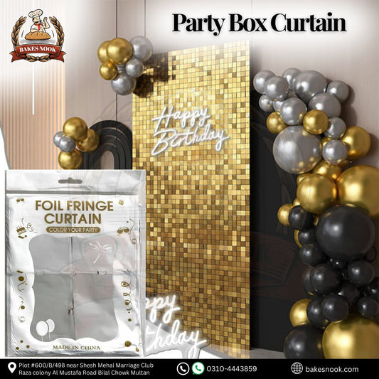 Party Box Curtain by BakesNook 🎊