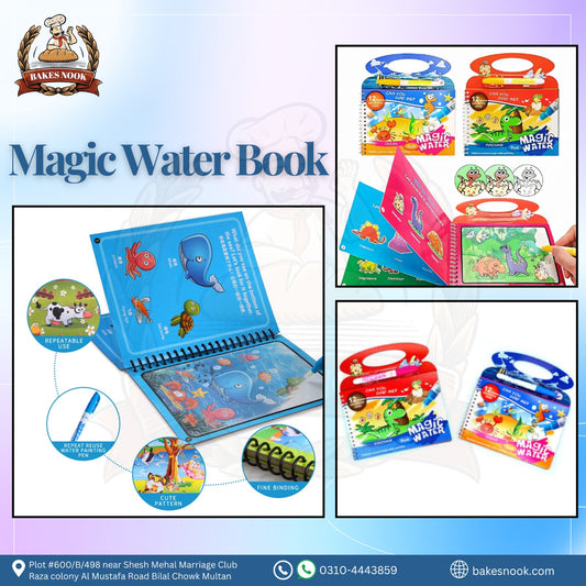 Magic Water Book by BakesNook 🖌️