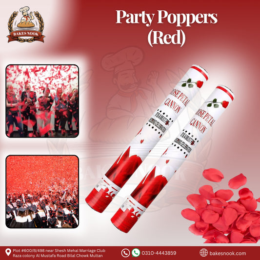 Party Popper (Red) by BakesNook 🔴