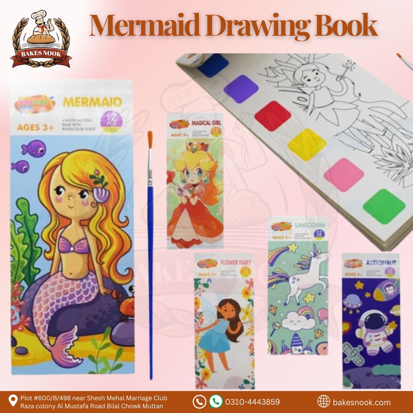 Mermaid Magic Book by BakesNook 🧜♀️