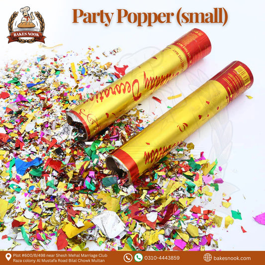 Party Popper (Small) by BakesNook 🎉