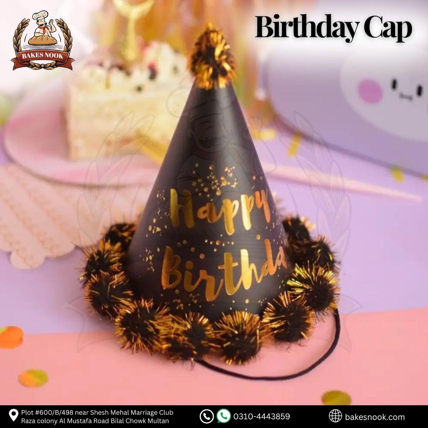 Party Cap by BakesNook 🧢🎂