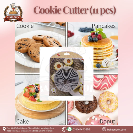 Cookie Cutter (11 pcs) by BakesNook 🍪