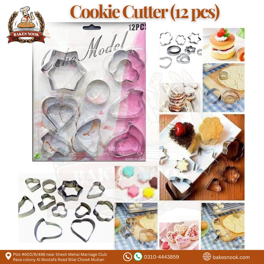 Cookie Cutter Set (12 pcs) by BakesNook 🍪🧡