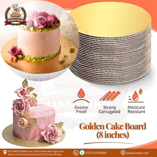 Cake Board (8 Inches) by BakesNook 🍰