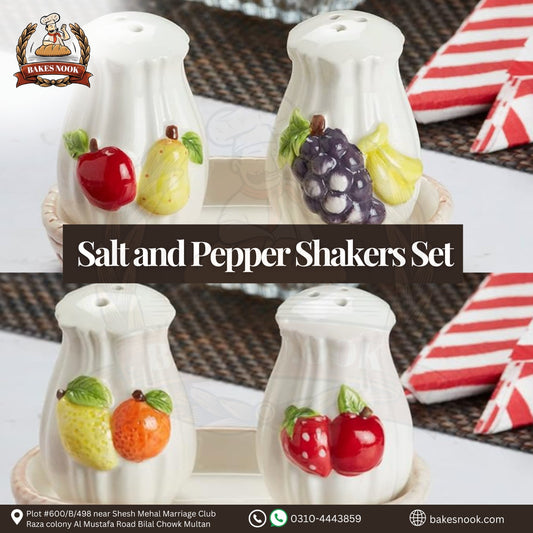 Salt and Pepper Set by BakesNook 🧂🖤