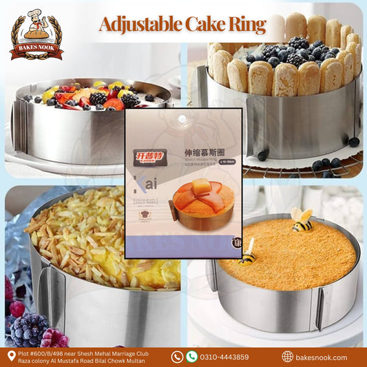 Alphabet Cake Ring by BakesNook 🔤🎂