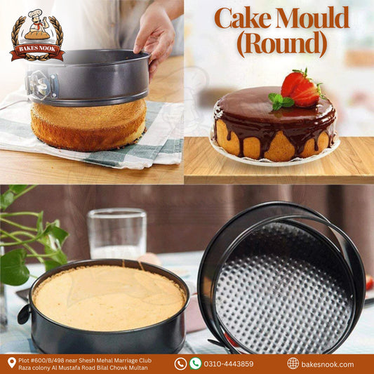 Cake Mould (Round) by BakesNook 🎂🔵