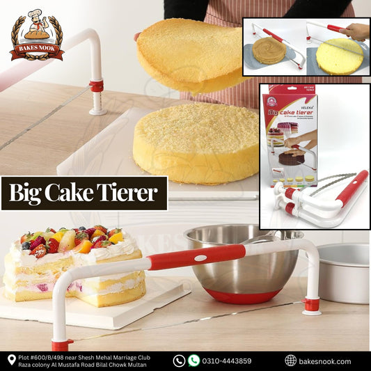 Big Cake Tierer by BakesNook 🎂📏