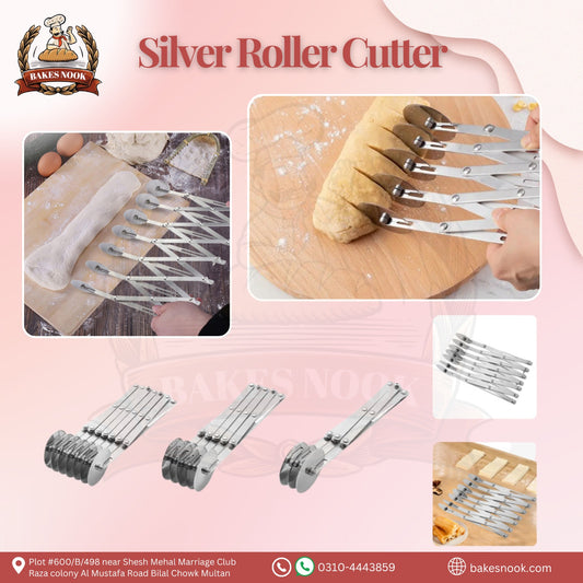 Silver Roller Cutter by BakesNook ✂️✨