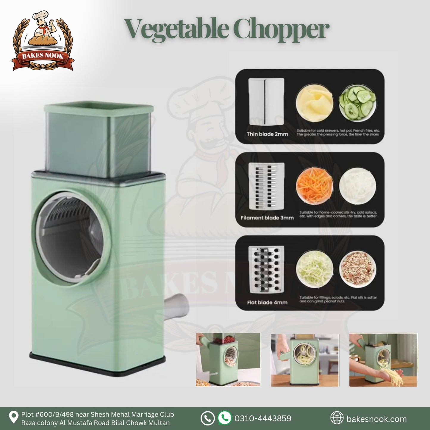 Vegetable Chopper by BakesNook 🥕🔪