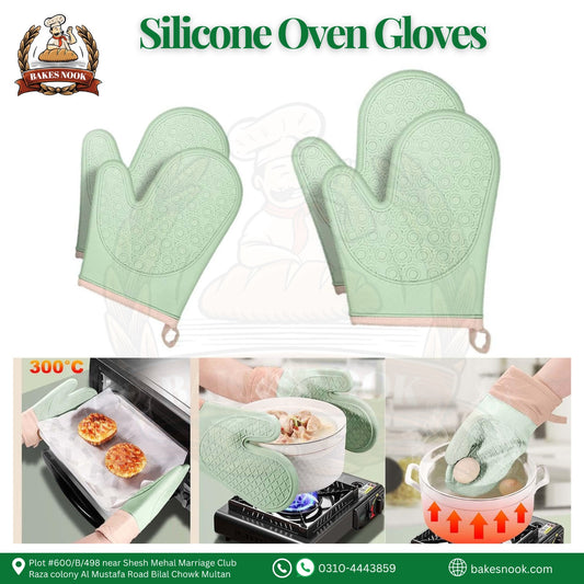 Silicone Oven Gloves by BakesNook
