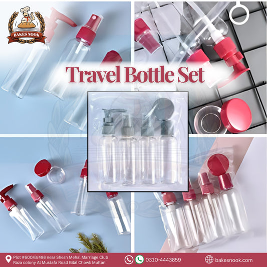 Travel Bottle Set by BakesNook