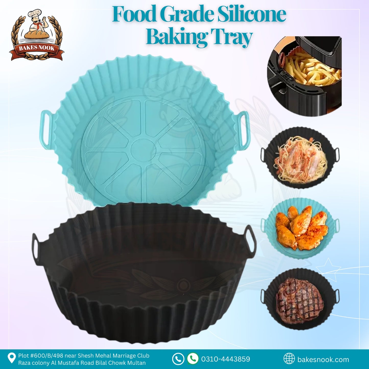 Food Grade Silicone Bake Tray by BakesNook
