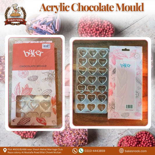 Acrylic Chocolate Mould by BakesNook 🍫