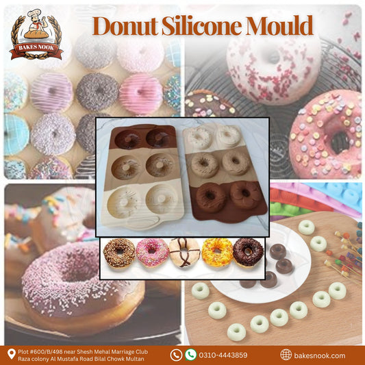 Donut Silicone Mould by BakesNook 🍩
