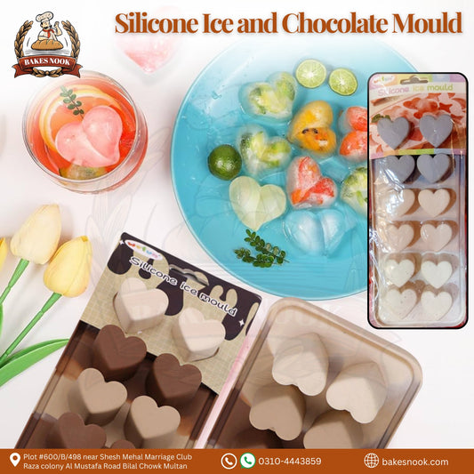 Silicone Ice & Chocolate Mould by BakesNook ❄️🍬